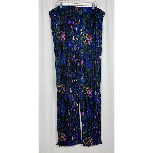 City Chic Women’s Plus Size L (20) Kira Print Pant In Etched Floral Black - Picture 3 of 12